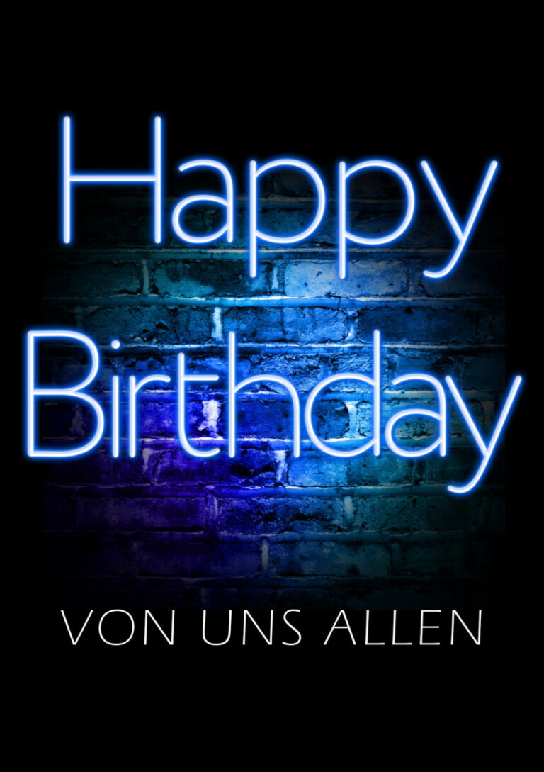 Happy Birthday Von Uns Allen