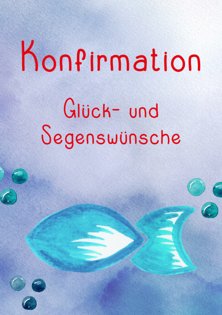 Glückwunschkarte zur Konfirmation “Glück und Segenswünsche” Ocardoo