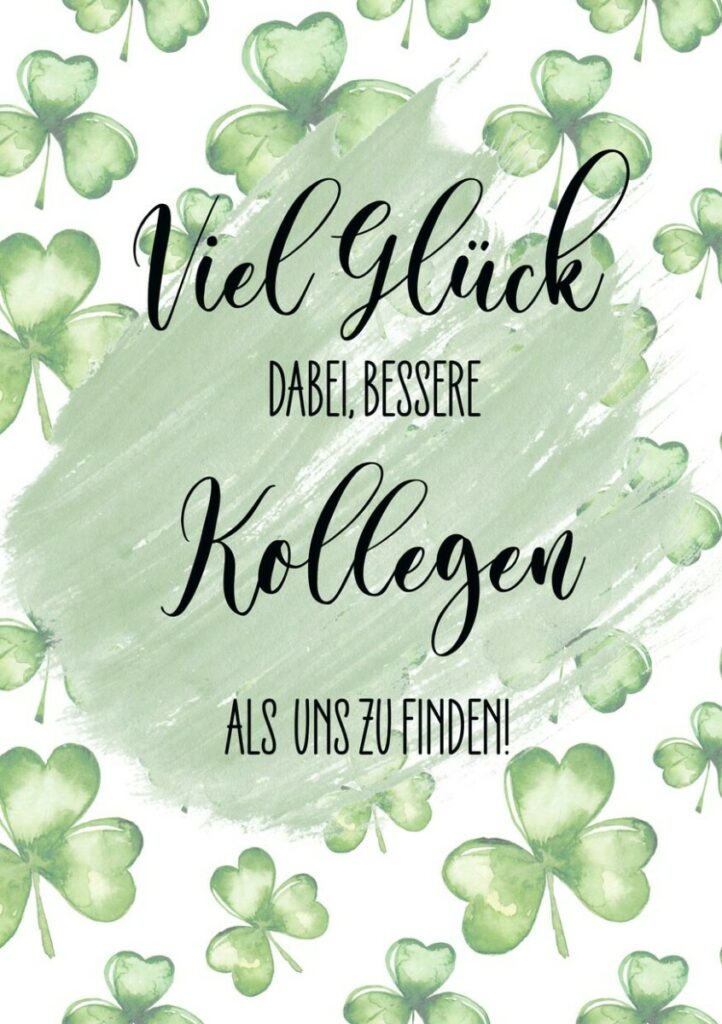 Kollege Geht Mir Plötzlich Aus Dem Weg Teamgrußkarte Kollege | Viel Glück | Gruppengrußkarte – Ocardoo