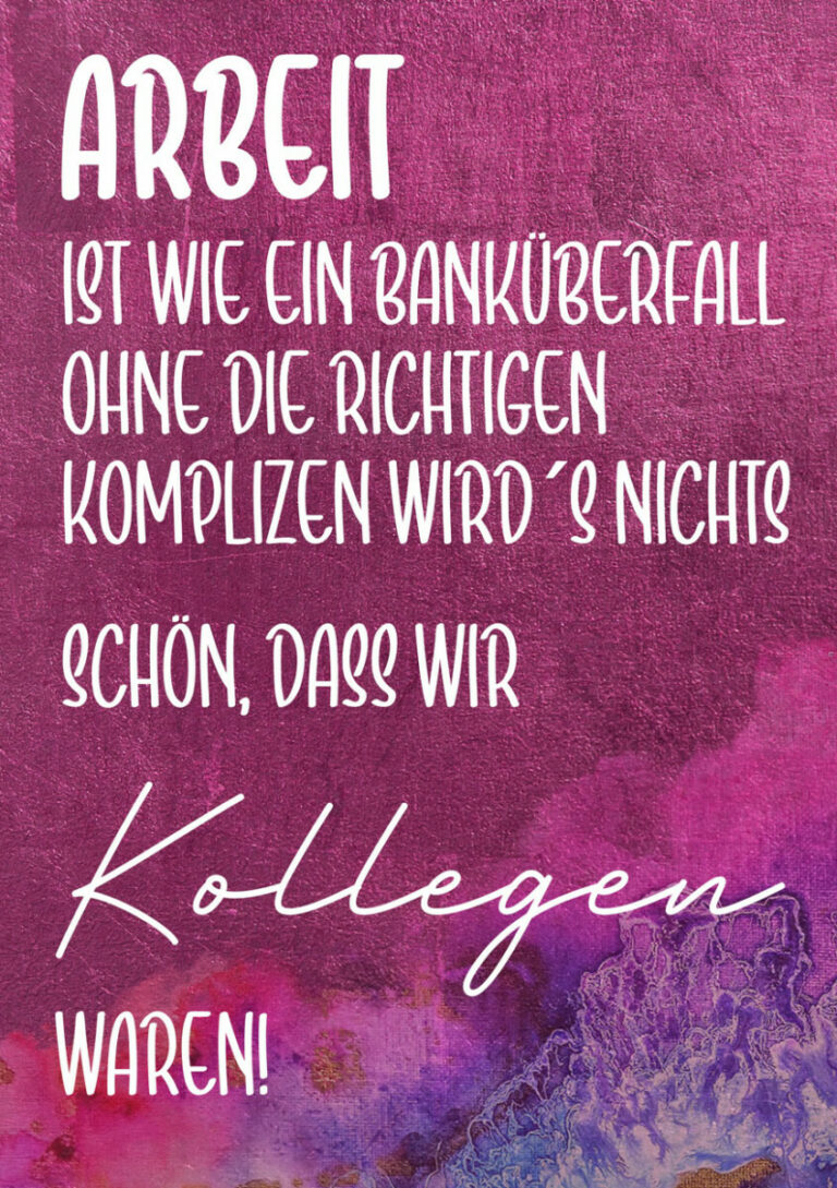 Kollegen Abschiedskarte Schön, dass wir Kollegen waren